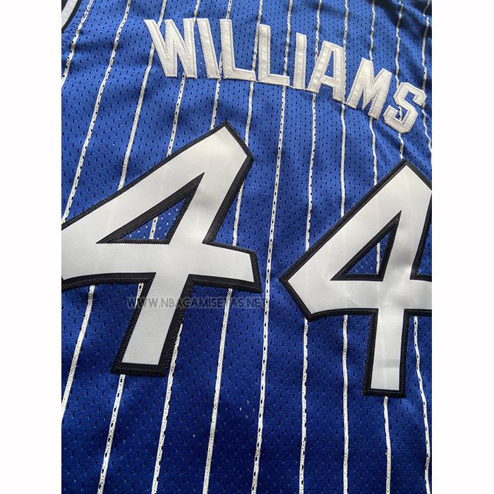 Camiseta Orlando Magic Brandon Williams NO 44 Mitchell & Ness 2009-10 Azul